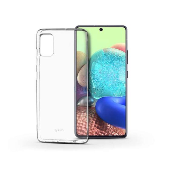 Samsung A716B Galaxy A71 5G szilikon hátlap - Soft Clear - átlátszó