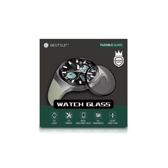 Huawei Watch GT 2 (46 mm) üveg képernyővédő fólia - Bestsuit Flexible Nano Glass5H