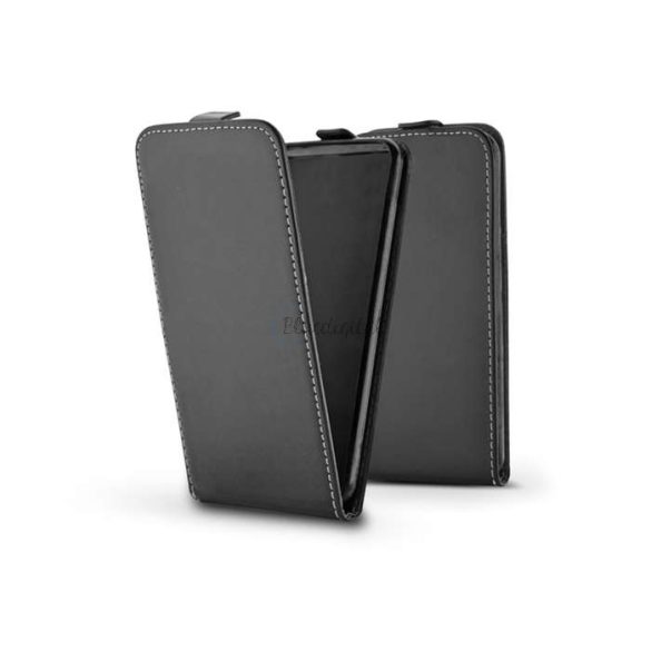 Slim Flexi Flip bőrtok - Samsung N770F Galaxy Note 10 Lite - fekete