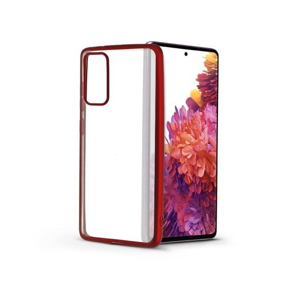 Samsung G780F Galaxy S20 FE/S20 FE 5G szilikon hátlap - Electro Matt - piros