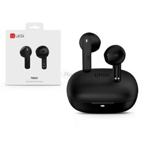 UiiSii Bluetooth sztereó headset v5.0 + töltőtok - UiiSii TWS21 True Wireless   Stereo Earphone - fekete
