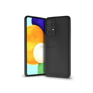 Samsung A525F Galaxy A52 LTE/A526B Galaxy A52 5G szilikon hátlap - Soft Premium - fekete
