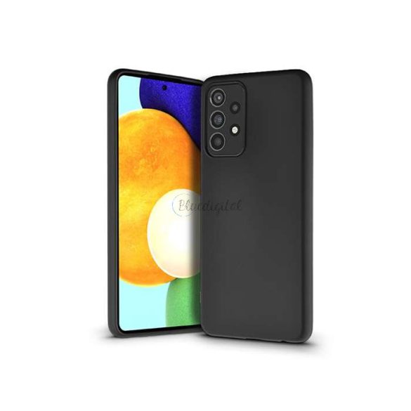 Samsung A525F Galaxy A52 LTE/A526B Galaxy A52 5G szilikon hátlap - Soft Premium - fekete