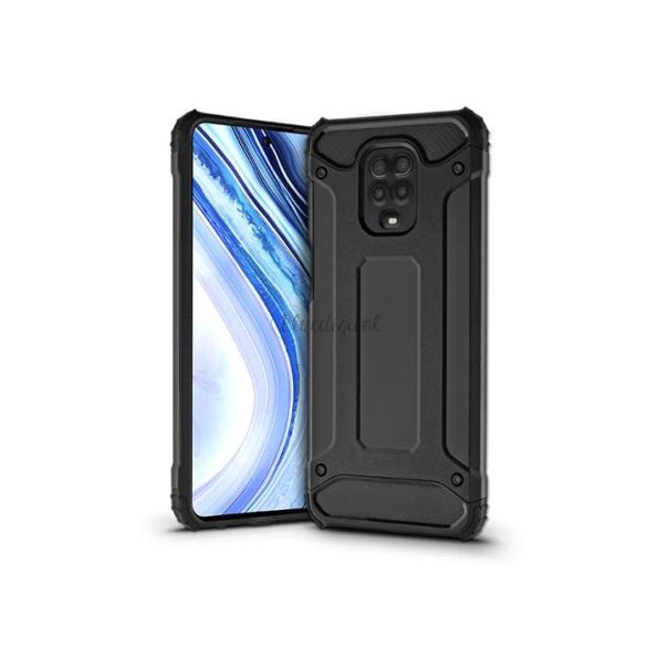 Xiaomi Redmi Note 9 Pro/Note 9S ütésálló hátlap - Armor - fekete