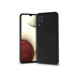 Samsung A125F Galaxy A12 szilikon hátlap - Soft Premium - fekete