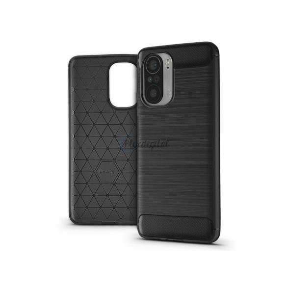 Xiaomi Mi 11i/Poco F3 szilikon hátlap - Carbon - fekete