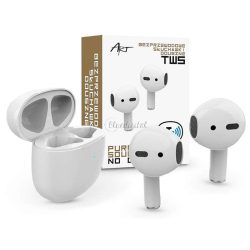   ART Bluetooth sztereó TWS headset v5.0 + töltőtok - ART Pure AP-TW-B1 Wireless Headset - fehér
