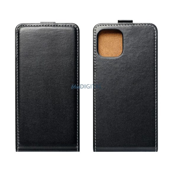 Slim Flexi Flip bőrtok - Xiaomi Mi 11 Lite LTE/11 Lite 5G - fekete