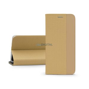 Sensitive Book Flip bőrtok - Xiaomi Redmi Note 12 Pro 5G/Poco X5 Pro 5G - arany