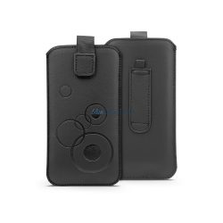   DECO univerzális kihúzható telefontok - Apple iPhone 13 / 13 Pro - fekete