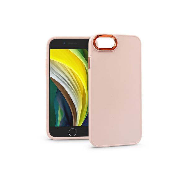 Apple iPhone 7/iPhone 8/SE 2020/SE 2022 szilikon hátlap - Frame - rózsaszín