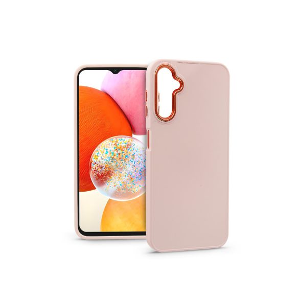 Samsung A145 Galaxy A14 4G/Galaxy A14 5G szilikon hátlap - Frame - rózsaszín