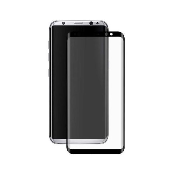 Samsung Galaxy S8 PLUS S8+ G955F KARCÁLLÓ EDZETT ÜVEG HAJLÍTOTT TELJES KIJELZŐS Tempered Glass kijelzőfólia kijelzővédő fólia kijelző védőfólia eddzett