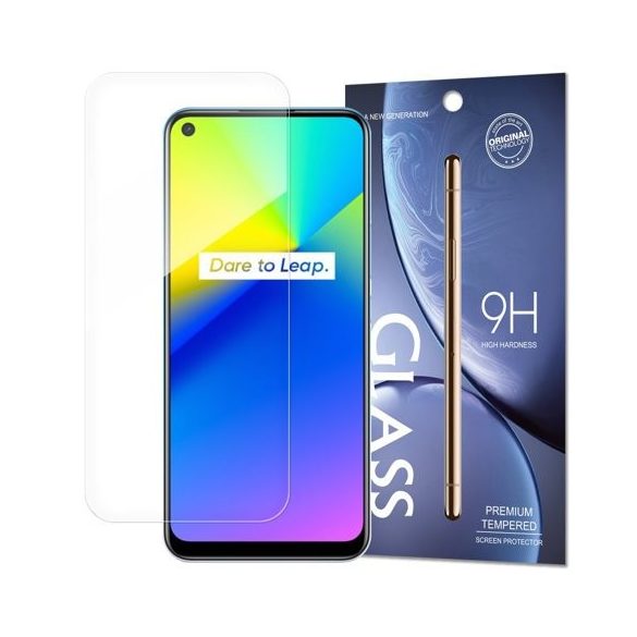 Realme 7i karcálló edzett üveg Tempered glass kijelzőfólia kijelzővédő fólia kijelző védőfólia