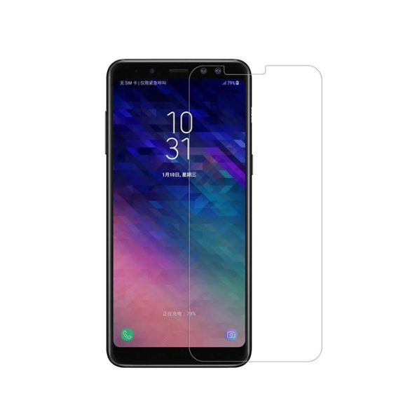 Samsung Galaxy A8 2018 karcálló edzett üveg Tempered Glass kijelzőfólia kijelzővédő fólia kijelző védőfólia eddzett A530F