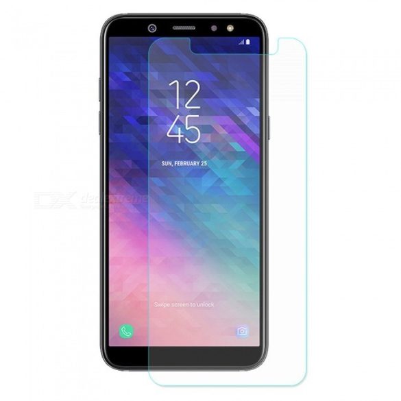 Samsung Galaxy A6 karcálló edzett üveg Tempered Glass kijelzőfólia kijelzővédő fólia kijelző védőfólia eddzett A600F 2018