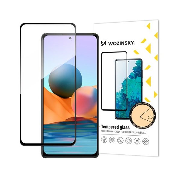 Xiaomi Redmi Note 11 / Redmi Note 11s 4G edzett üveg 5D FEKETE TELJES KÉPERNYŐS FULL SCREEN tempered glass kijelzőfólia kijelzővédő védőfólia karcálló kijelzős