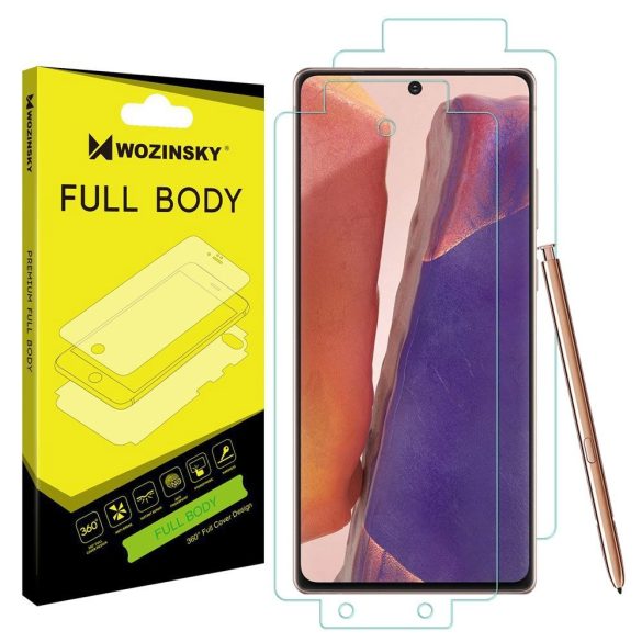 SAMSUNG GALAXY Note 20 teljes képernyős kijelzővédő fólia képernyővédő védőfólia screen protector SM-N981