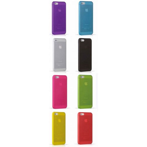 iPhone 5 5S SE telefontok vékony matt tok telefontok fólia flip tok műanyag átlátszó