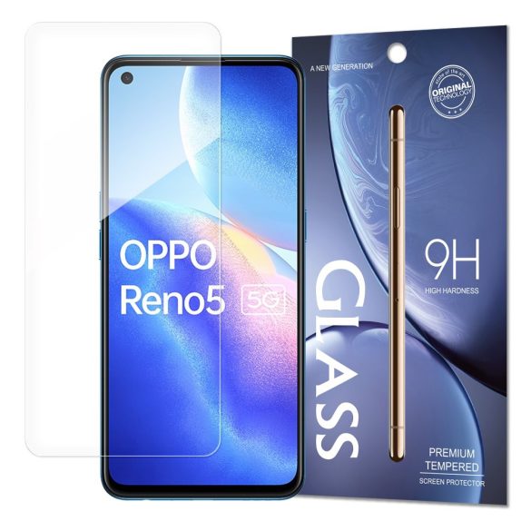 Oppo Reno5 4G / Reno5 5G / Reno5 Z/ Find X3 Lite karcálló edzett üveg Tempered glass kijelzőfólia kijelzővédő fólia kijelző védőfólia