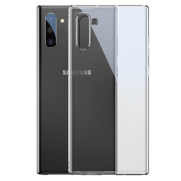 Samsung Galaxy Note 10 átlátszó szilikontok vékony fényes telefontok tartó SM-N970