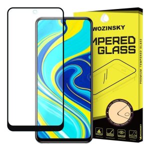 Xiaomi Redmi Note 9 Pro / Note 9S / Poco X3 Pro edzett üveg FEKETE TELJES KÉPERNYŐS FULL SCREEN HAJLÍTOTT tempered glass kijelzőfólia kijelzővédő védőfólia karcálló kijelzős