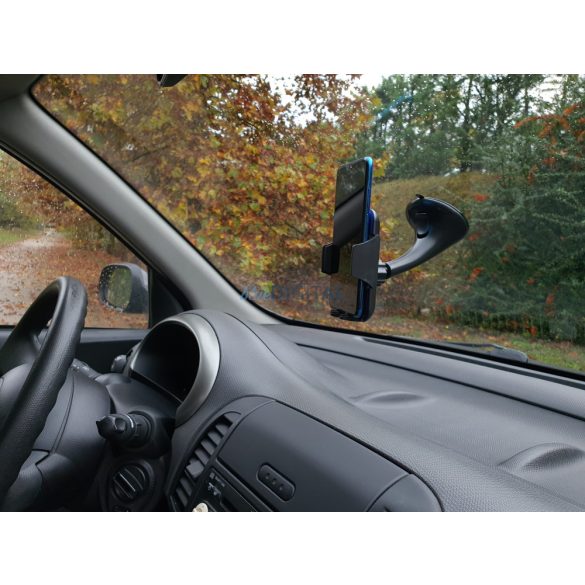 Autós tartó autóstartó okostelefonhoz univerzális fekete