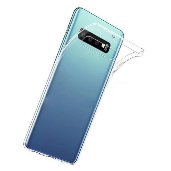 Samsung Galaxy S10 átlátszó szilikontok vékony fényes telefontok tartó SM-G973
