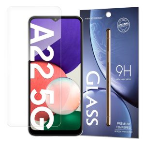 Samsung Galaxy A22 (5G) karcálló edzett üveg Tempered Glass kijelzőfólia kijelzővédő fólia kijelző védőfólia eddzett SM-A226