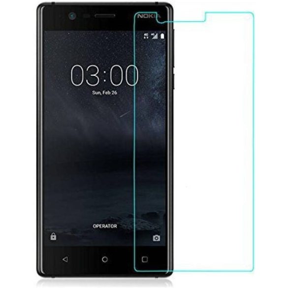 Nokia 3 karcálló edzett üveg Tempered glass kijelzőfólia kijelzővédő fólia kijelző védőfólia