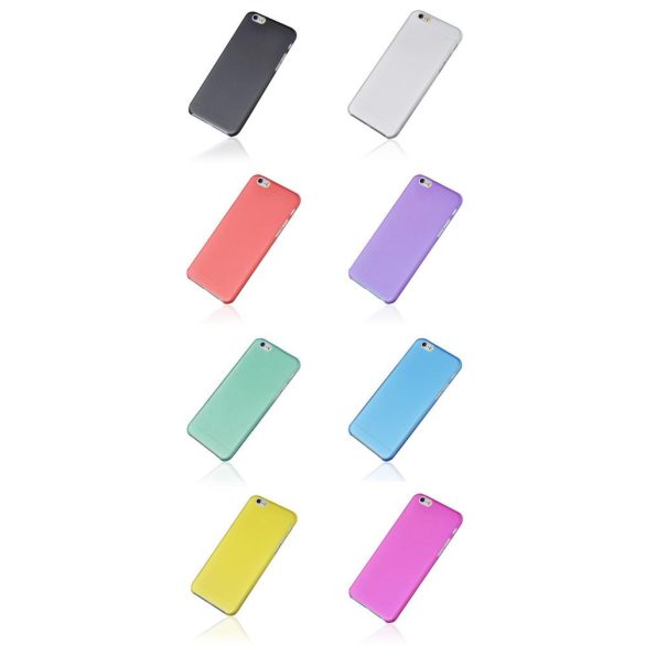 iPhone 6 6S (4,7") vékony matt telefontok szilikontok átlátszó színben