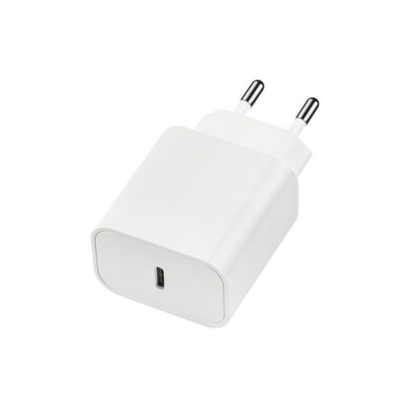 Univerzális hálózati fali töltő Type-C USB-C adapter gyorstöltő 20W 3A PD iPhone Samsung Xiaomi Huawei