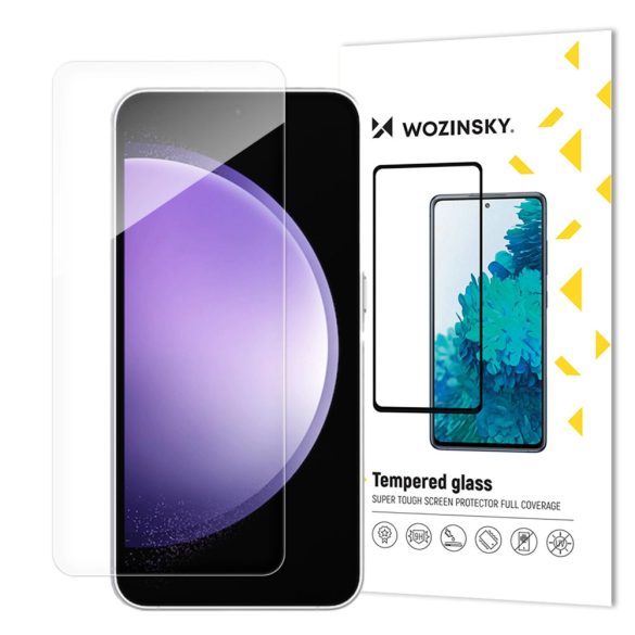 Samsung Galaxy S23 FE karcálló edzett üveg Tempered Glass kijelzőfólia kijelzővédő fólia kijelző védőfólia eddzett SM-S711