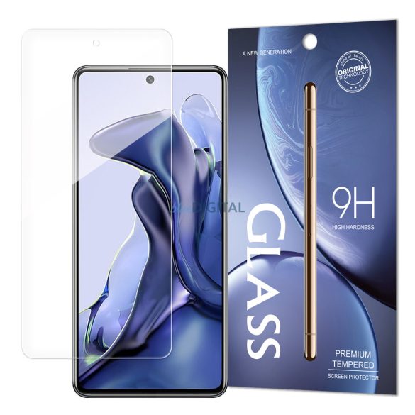 Xiaomi 11T / Xiaomi 11T Pro karcálló edzett üveg Tempered glass kijelzőfólia kijelzővédő fólia kijelző védőfólia