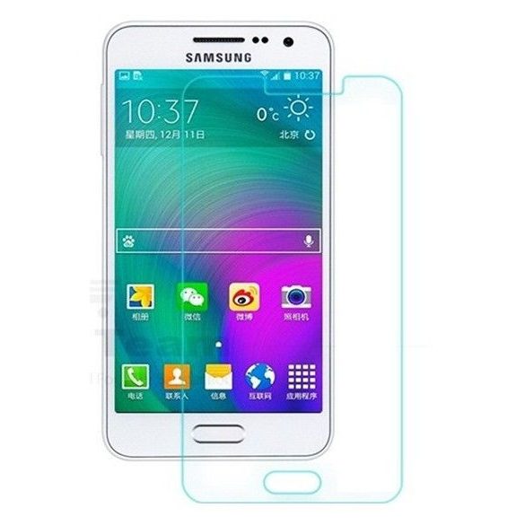 Samsung Galaxy A3 karcálló edzett üveg Tempered Glass kijelzőfólia kijelzővédő fólia kijelző védőfólia eddzett