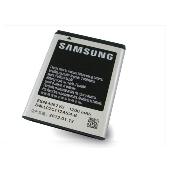 Samsung S5360 Galaxy Y gyári akkumulátor - Li-Ion 1200 mAh - EB454357VU (ECO csomagolás)