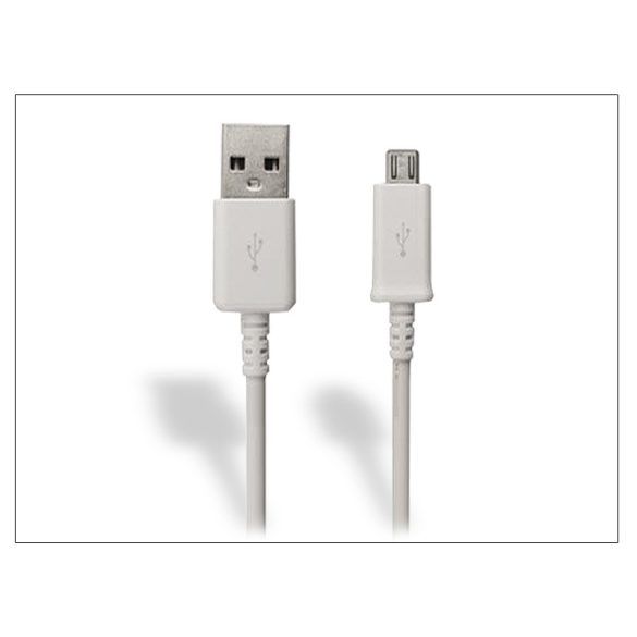 Samsung gyári micro USB adat- és töltőkábel - ECB-DU4AWE white (ECO csomagolás)
