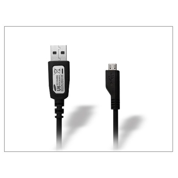 Samsung gyári micro USB adat- és töltőkábel - ECCC1DU0BBK black (csomagolás nélküli)