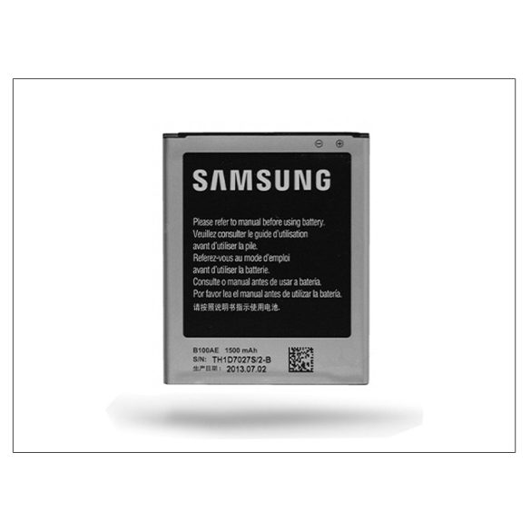 Samsung S7270 Galaxy Ace 3 gyári akkumulátor - Li-Ion 1500 mAh - EB-B100AE (ECO csomagolás)