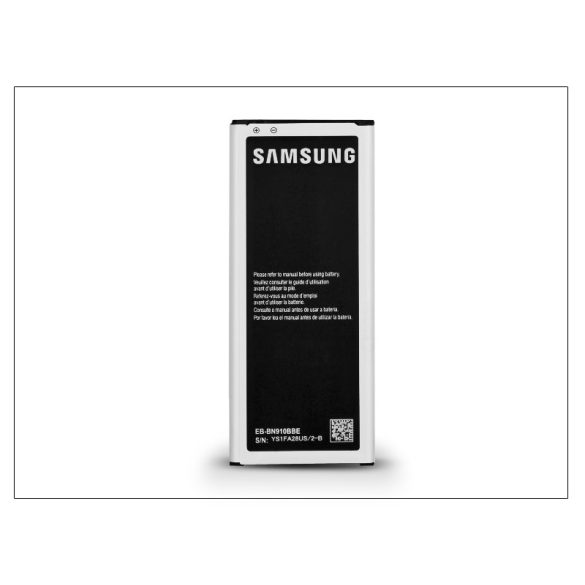 Samsung SM-N910 Galaxy Note 4 gyári akkumulátor - Li-Ion 3220 mAh - EB-BN910BBK NFC (ECO csomagolás)