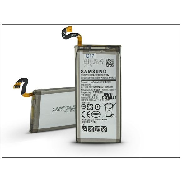 Samsung G950F Galaxy S8 gyári akkumulátor - Li-Ion 3000 mAh - EB-BG950ABA (ECO csomagolás)