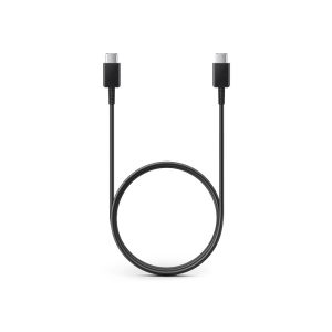 Samsung gyári USB Type-C - USB Type-C adat- és töltőkábel 100 cm-es vezetékkel -EP-DA905BBE - fekete (ECO csomagolás)