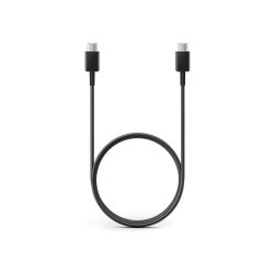   Samsung gyári USB Type-C - USB Type-C adat- és töltőkábel 100 cm-es vezetékkel  -EP-DA705BBE - fekete (ECO csomagolás)