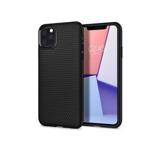 Apple iPhone 11 Pro ütésálló hátlap - Spigen Liquid Air - fekete