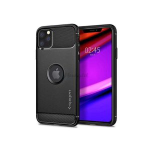 Apple iPhone 11 ütésálló hátlap - Spigen Rugged Armor - fekete