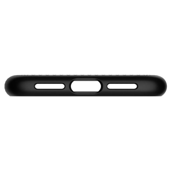 Apple iPhone XR ütésálló hátlap - Spigen Liquid Air - fekete
