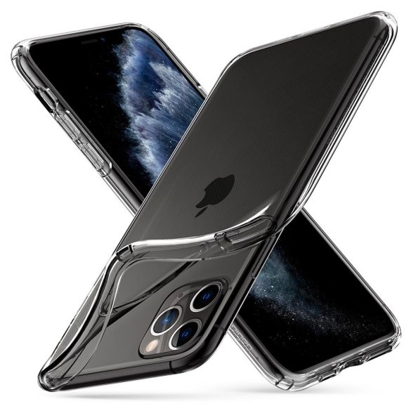 Apple iPhone 11 Pro Max ütésálló hátlap - Spigen Liquid Crystal - átlátszó