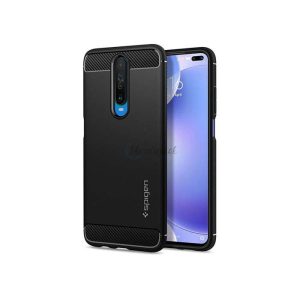 Xiaomi Poco X2/Redmi K30 ütésálló hátlap - Spigen Rugged Armor - fekete