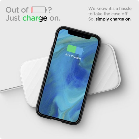 Apple iPhone 12 Mini ütésálló hátlap - Spigen Ultra Hybrid - fekete/átlátszó