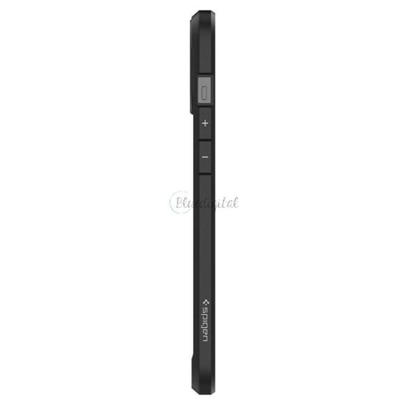 Apple iPhone 12 Pro Max ütésálló hátlap - Spigen Ultra Hybrid - fekete/átlátszó